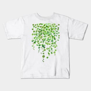 green pearl of string watercolor 2020 Kids T-Shirt